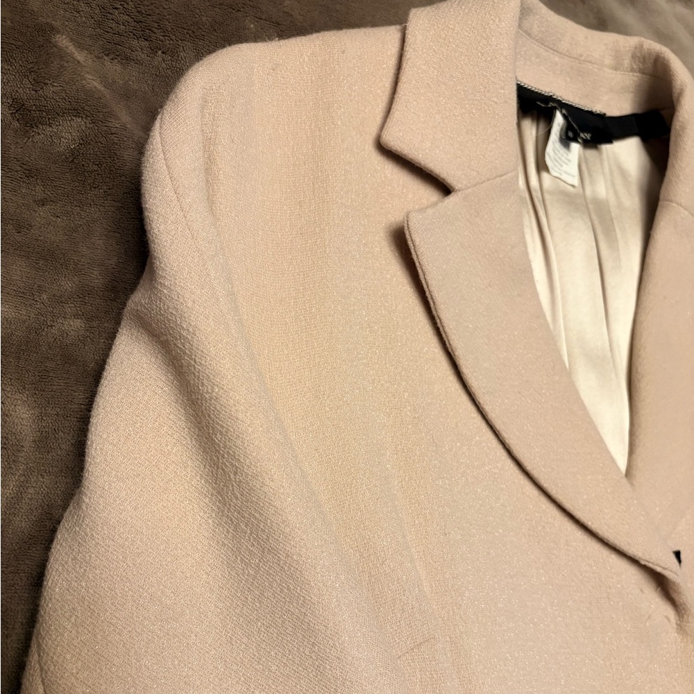 LIDA BADAY | Jacquard Tweed Overcoat - sz 10 - Picture 12 of 17